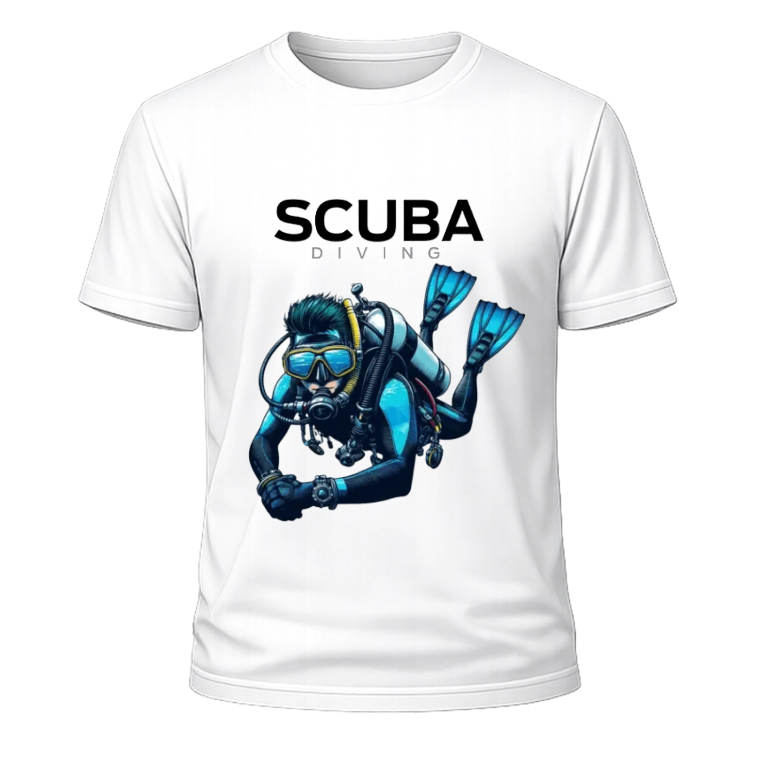 Dalgıç Temalı Tişört Relaxed Diver (Unisex)