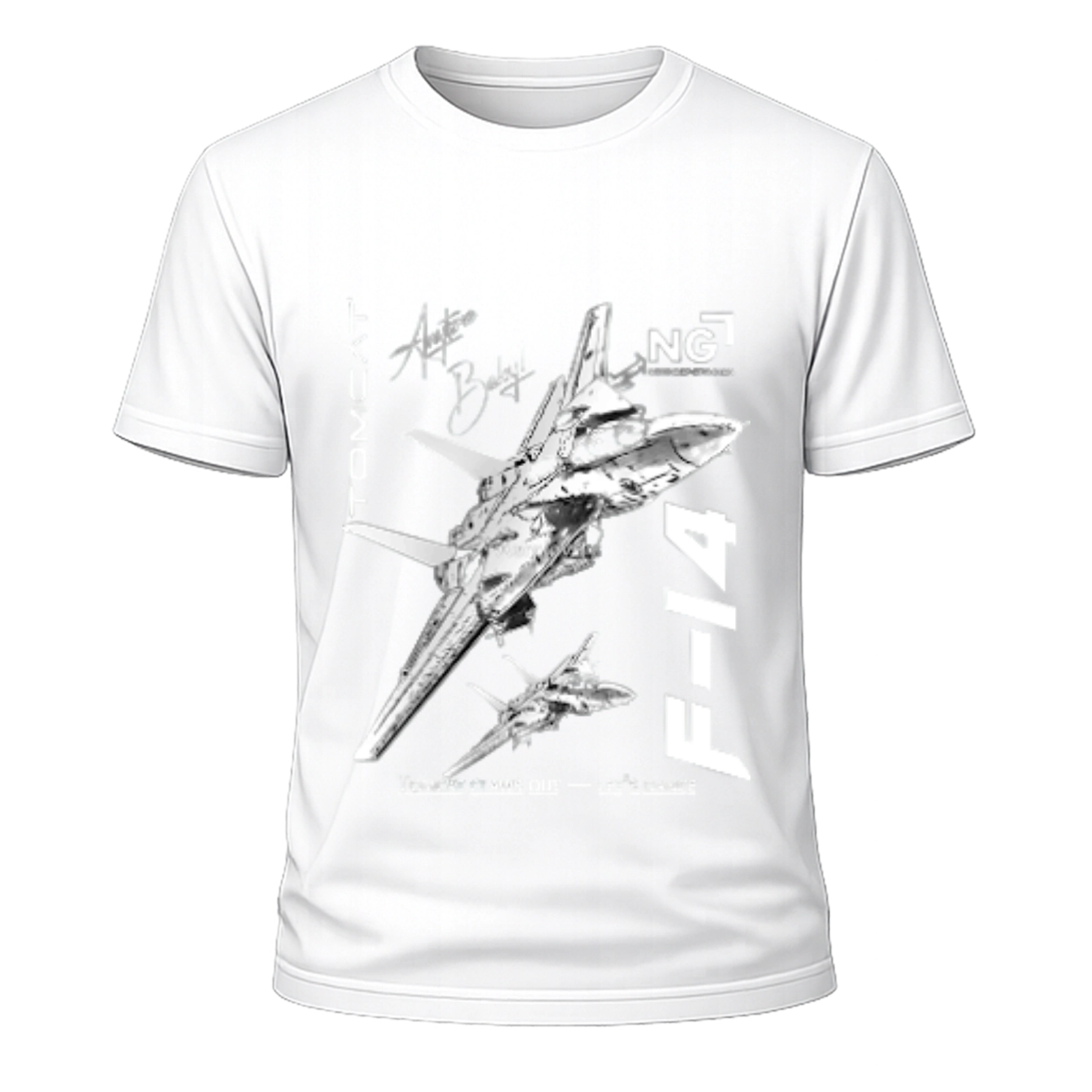 F-14 Tomcat Havacılık Oversize Tişört