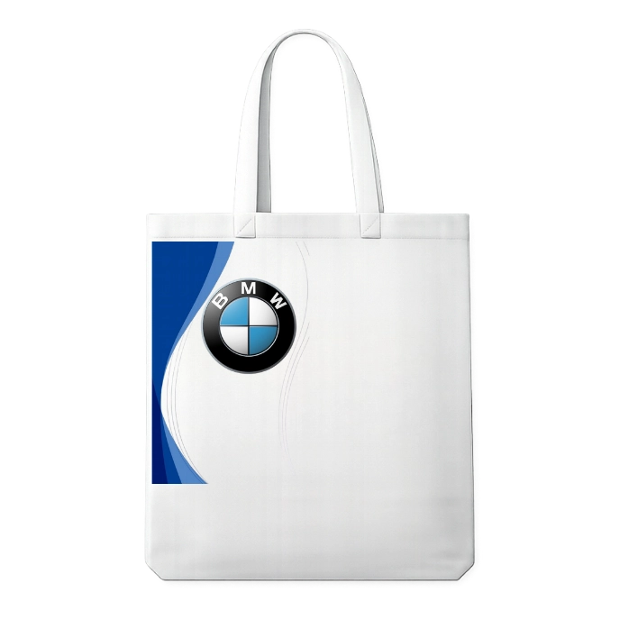 BMW M Motorsport Şerit Baskılı Fiora Askılı Bez Çanta
