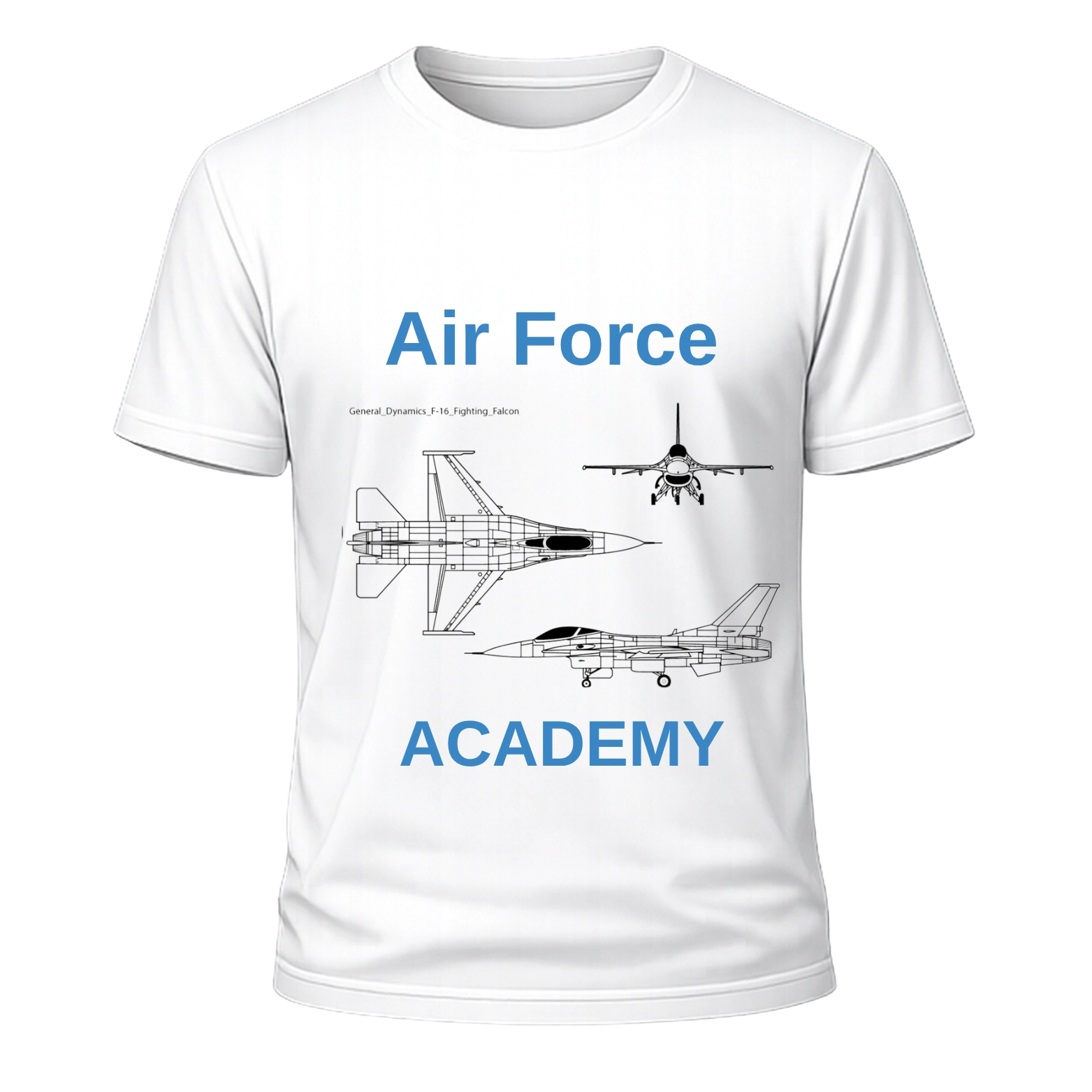 Air Force Academy F-16 Havacılık Oversize Tişört