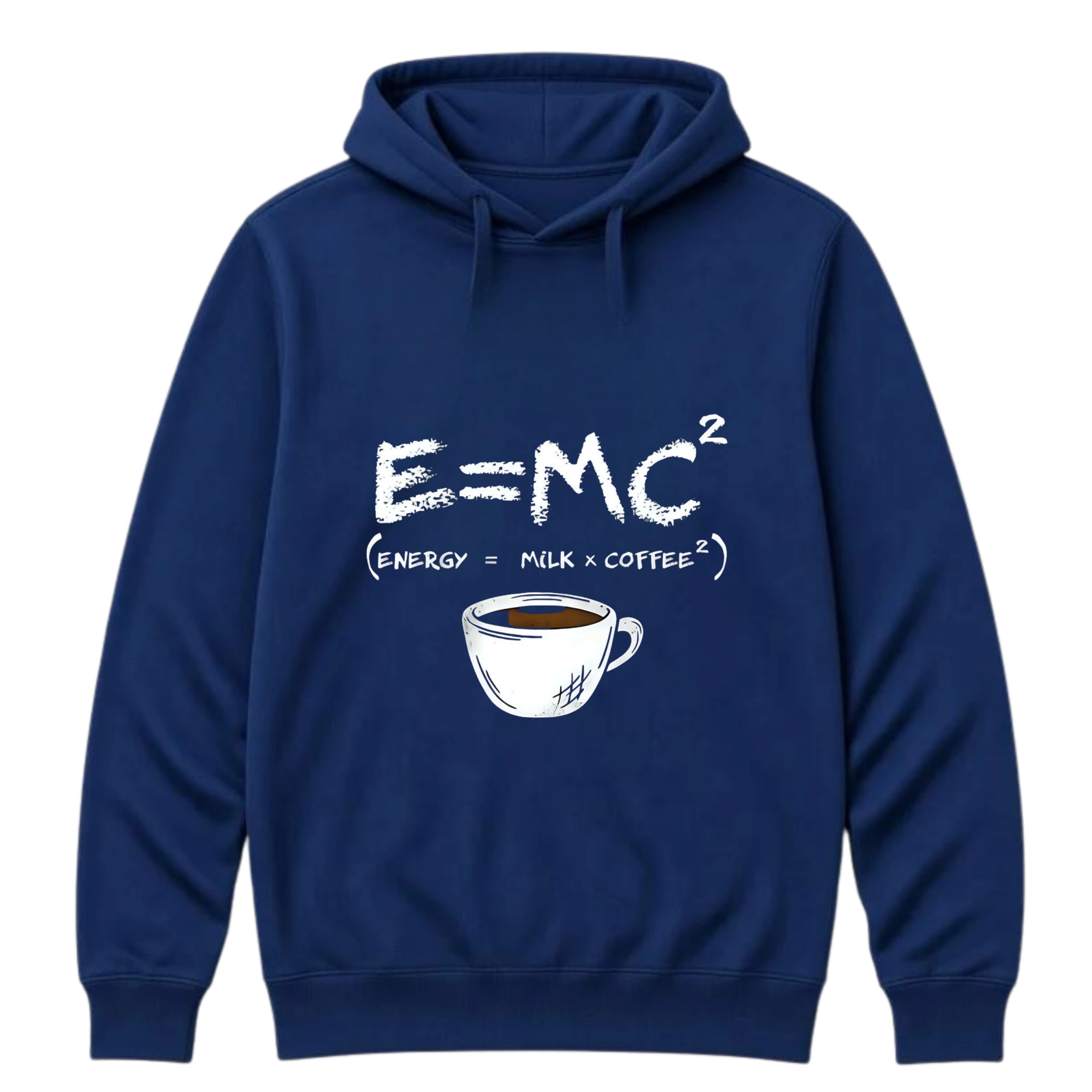 Energy = Milk × Coffee² Kapşonlu Hoodie