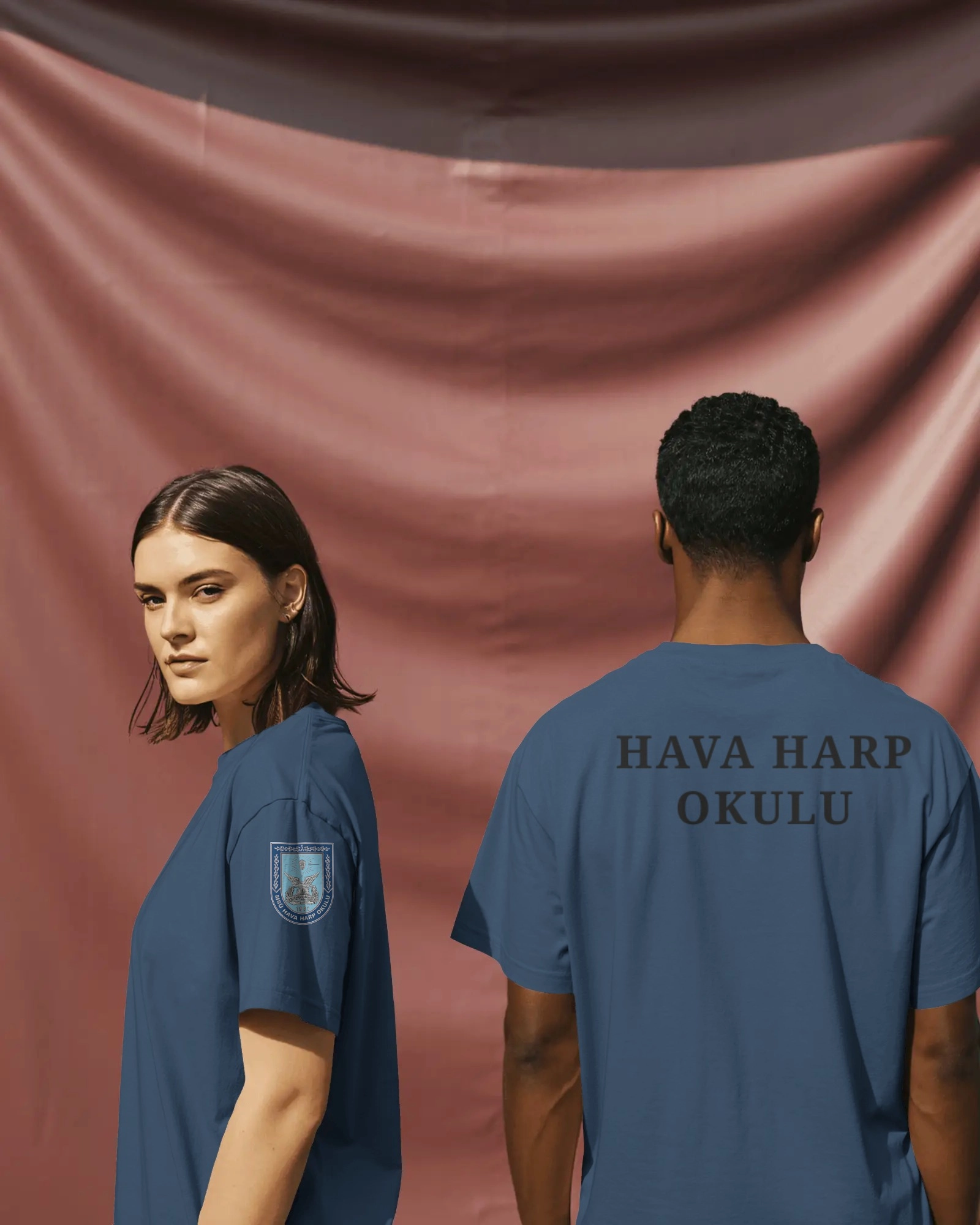 Hava Harp Okulu Oversize Tişört
