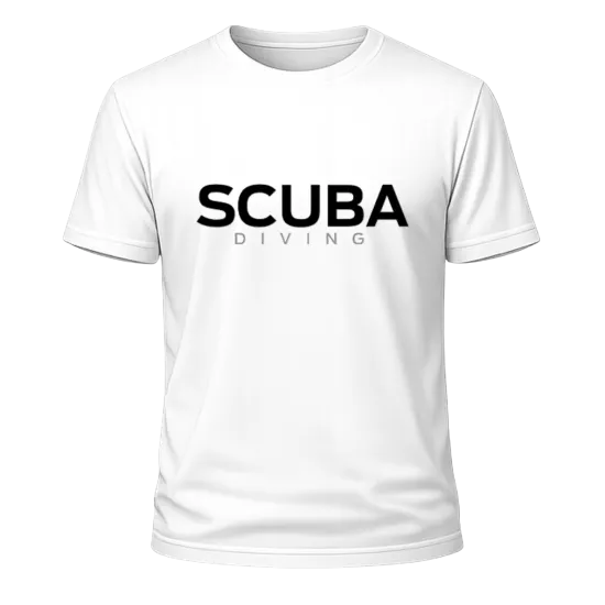 Dalgıç Temalı Tişört-Scuba Diving (Unisex)
