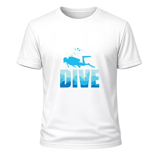 DIVE Blue II Dalgıç Tişörtü