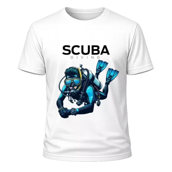 Dalgıç Temalı Tişört Relaxed Diver (Unisex)