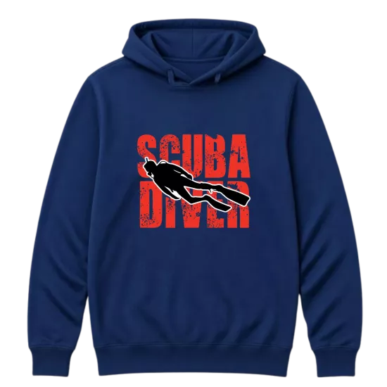 Scuba Diver Hoodie | Dalış Temalı Kapşonlu 
