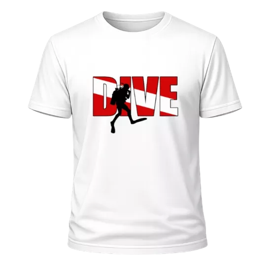 DIVE Red Dalgıç Tişörtü
